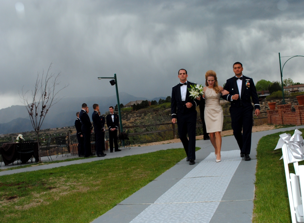 first of the wedding party