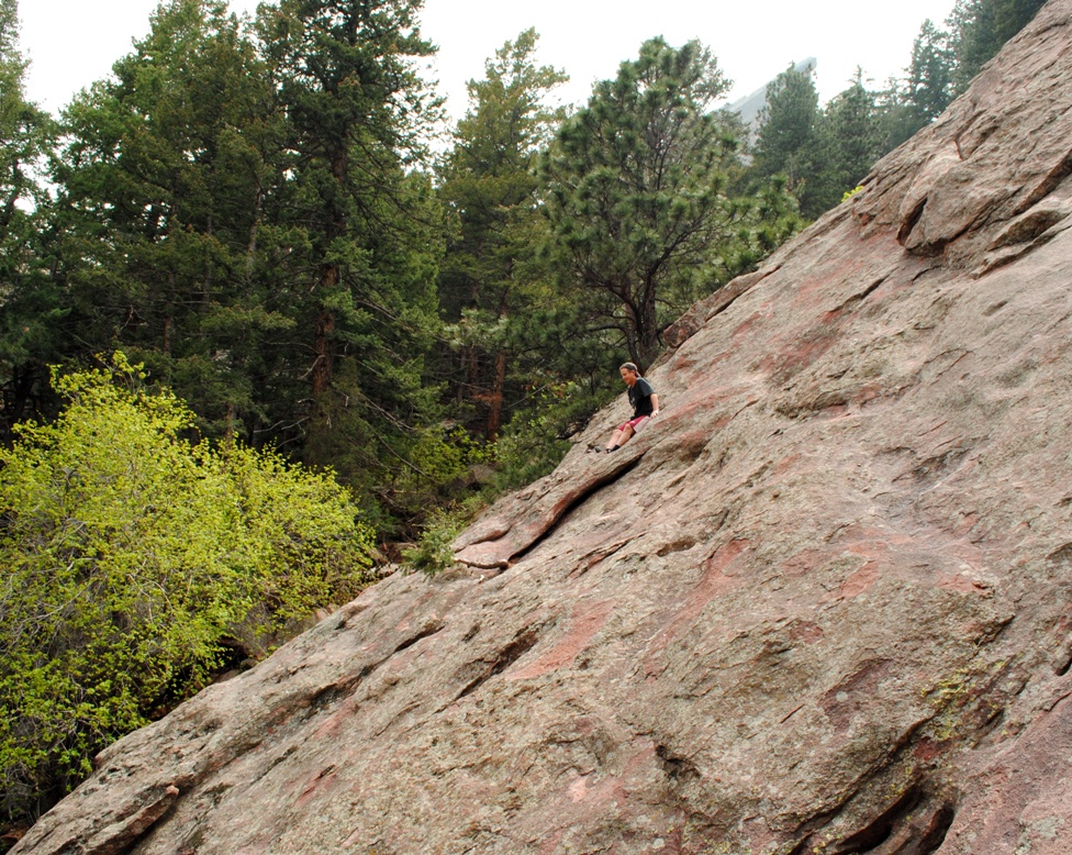 chillin, ready for the descent
