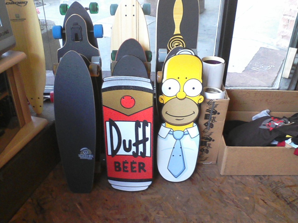 simpsons boards