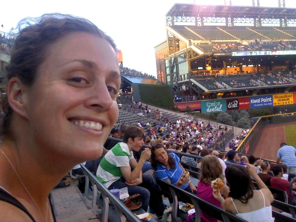 me at the rockies game