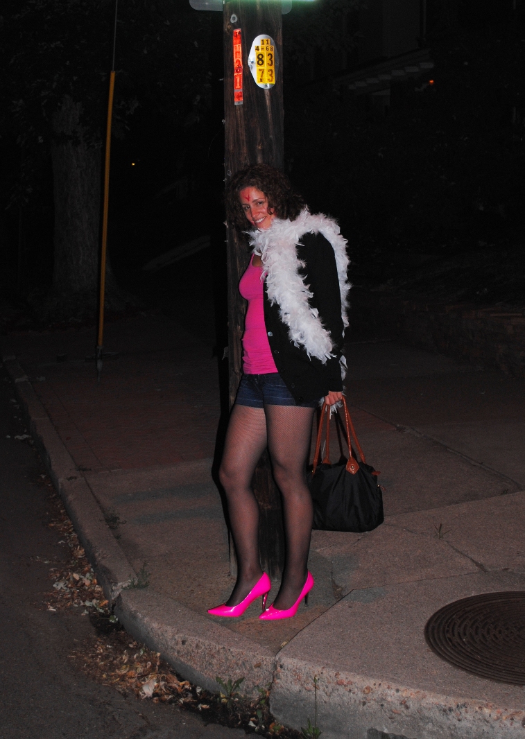 on the corner. (little photo op on the way to the car)