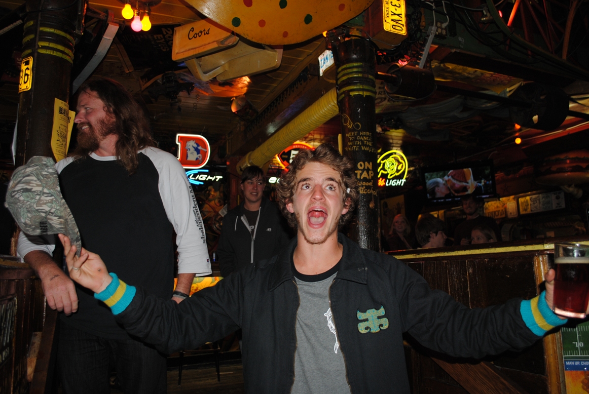 mike was stoked