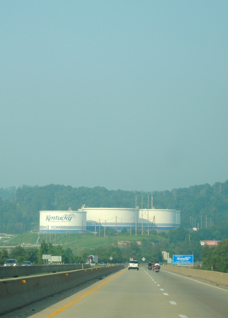 about to cross into Kentucky