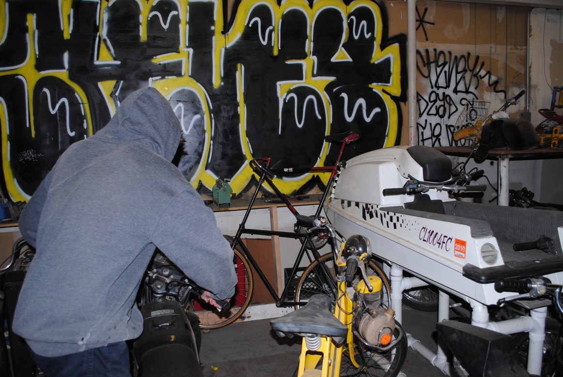 getting to the bike