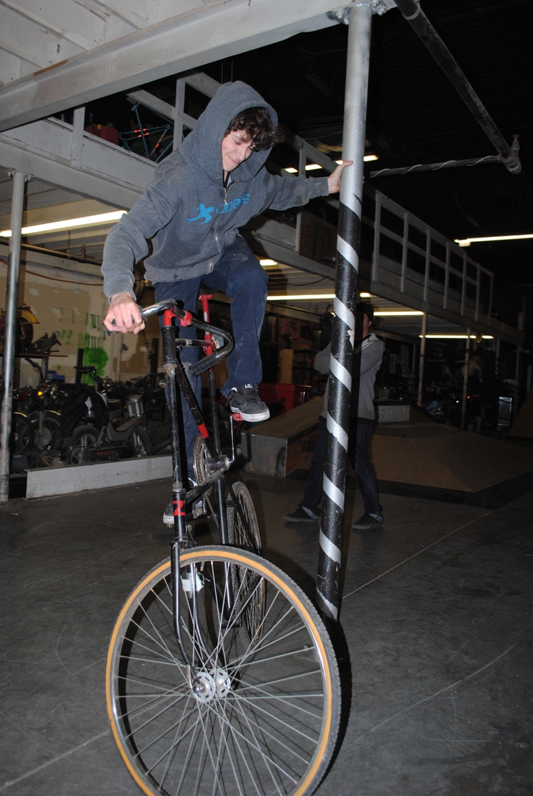 turning around the pole