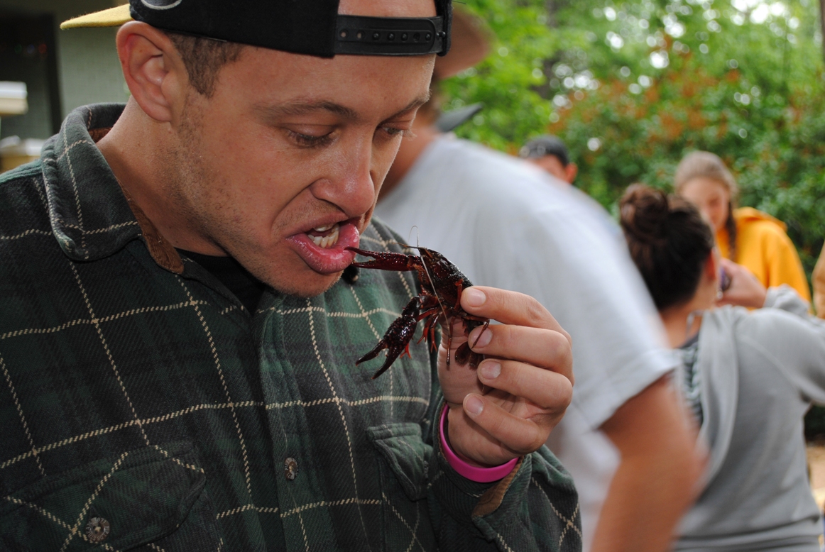 chip loves crawfish