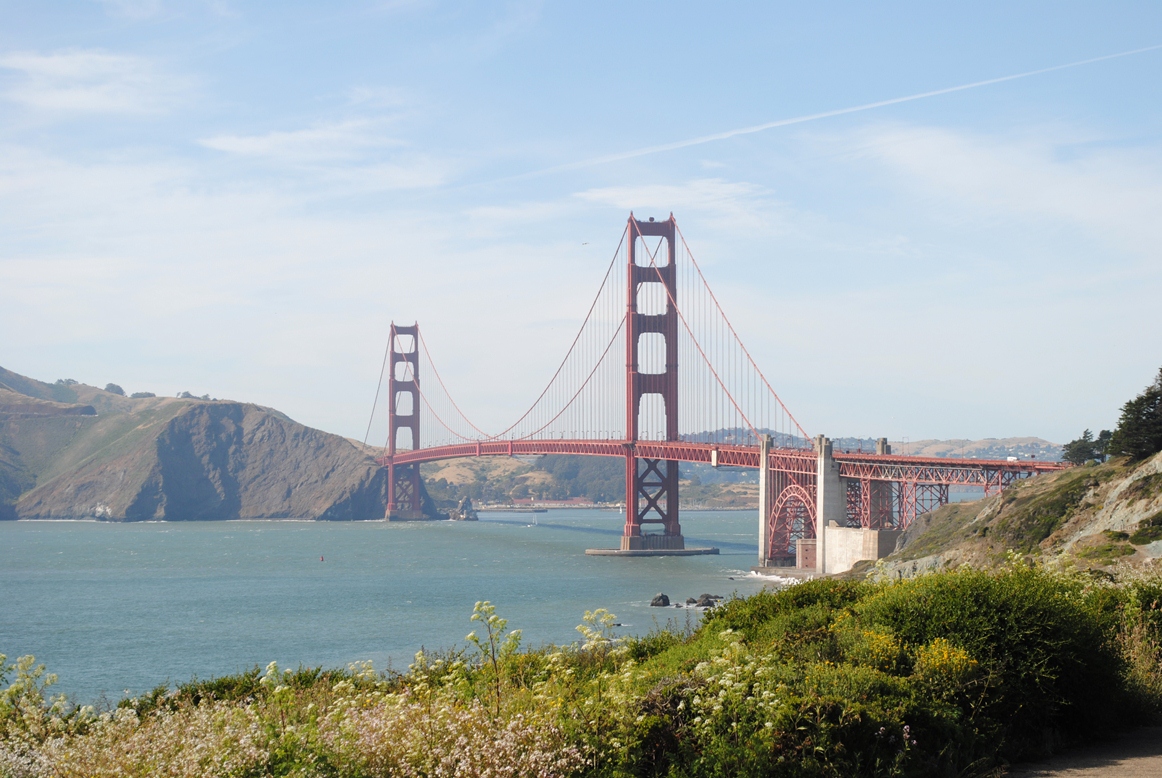 the Golden Gate Bridge
