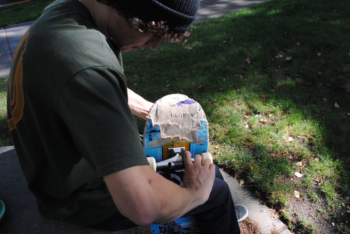 jack. and his super chomped board