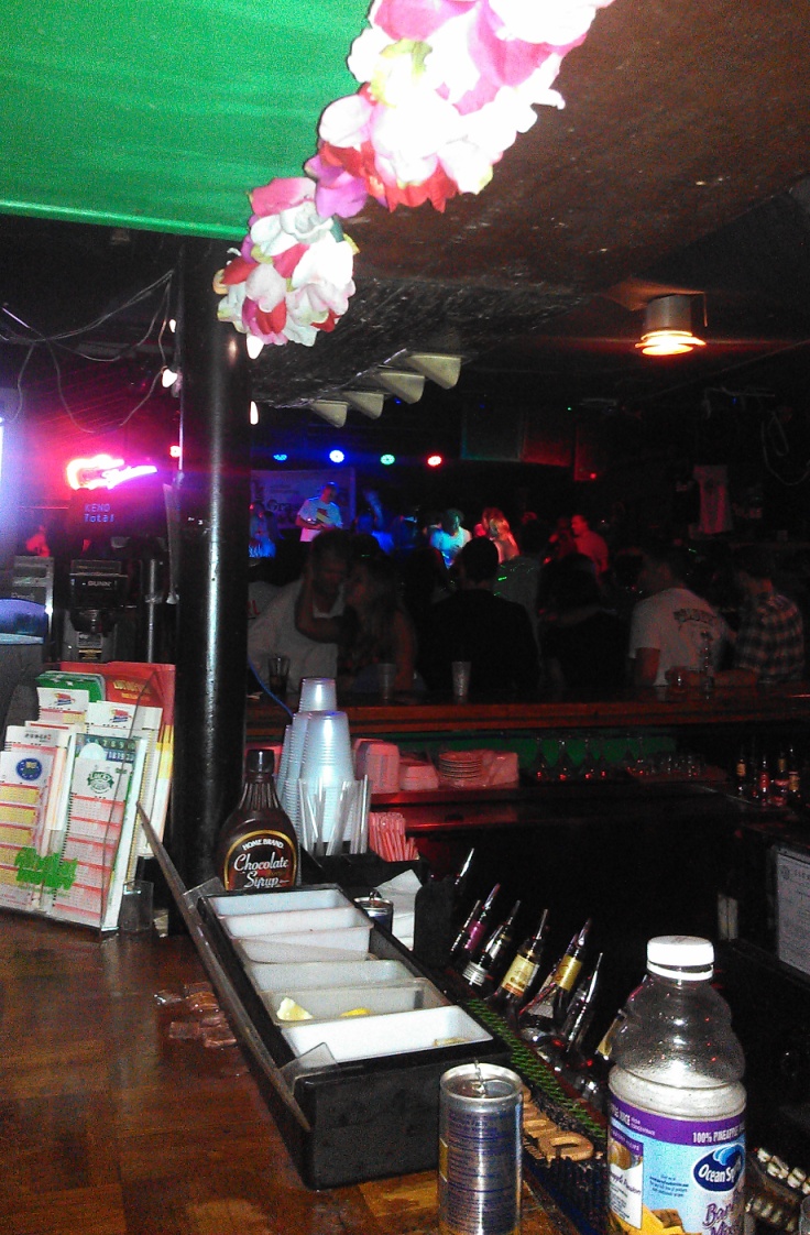 view from the bar