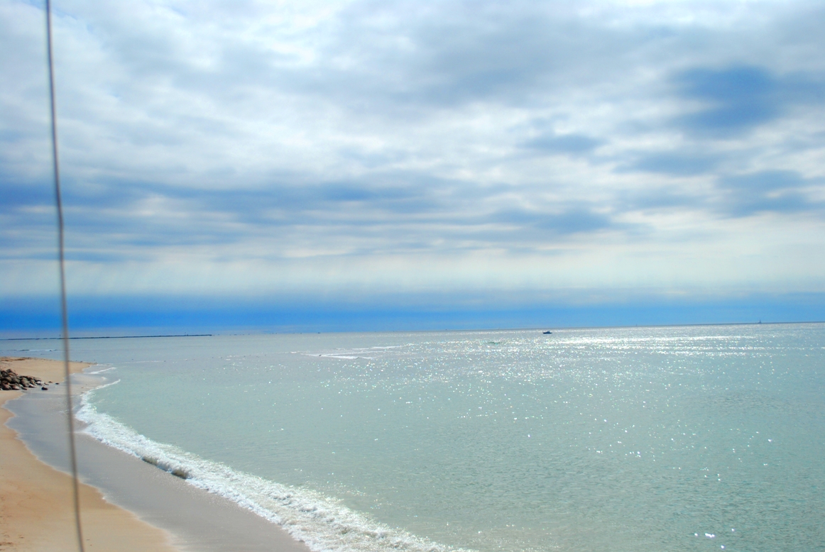 the beach
