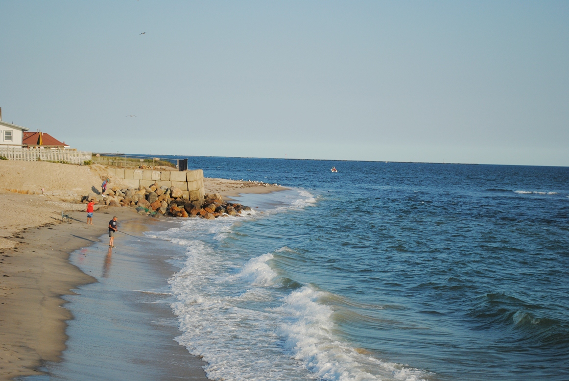 fishermen, beach ocean