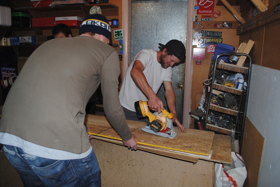 hard at work
